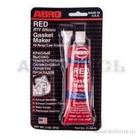 Герметик силиконовый красный 85 гр. ABRO 11-AB-R производство США
