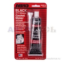 Герметик силиконовый черный 85 гр. ABRO 12-AB-R (производство США)