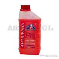 Антифриз AGA Z-40 готовый -40C красный 1 кг AGA001Z