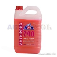 Антифриз AGA Z-40 готовый -40C красный 5 л AGA002Z