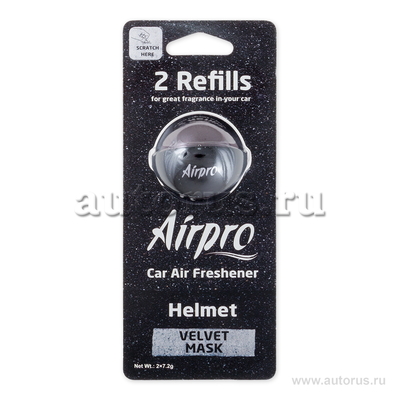 Ароматизатор Helmet жидкий флакон Древесные нотки (мускус) AIRPRO 1101002