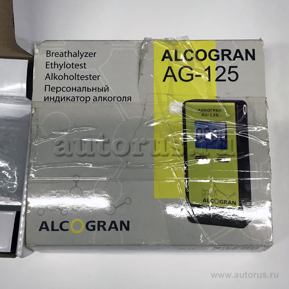 Алкометр персональный электрохимический 0,0-2,0 ‰BAC с цифровым ЖК-дисплеем, Огранич ALCOGRAN AG-125-N0