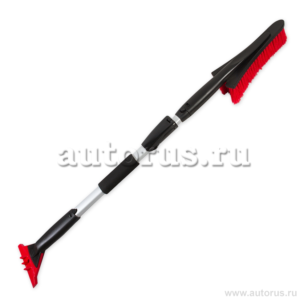 Щетка для очистки снега со скребком и телескопической мягкой ручкой L=93-120 см ARNEZI A0401012