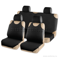 Чехлы на сиденья (майки) с подголовниками, черный 6пр. ARNEZI A0508015
