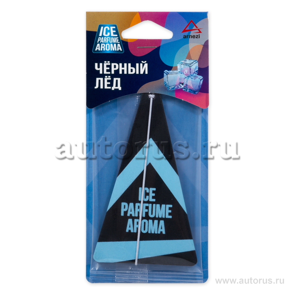 Ароматизатор Ice Parfume Aroma пропитанный пластинка черный лед ARNEZI A1509059