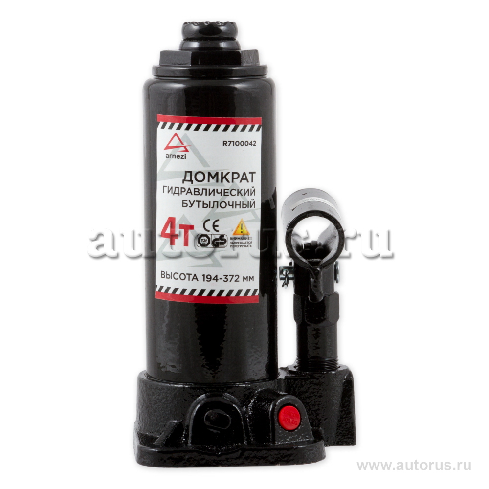 Домкрат гидравлический бутылочный 4 т. 194-372 мм. кейс ARNEZI R7100042