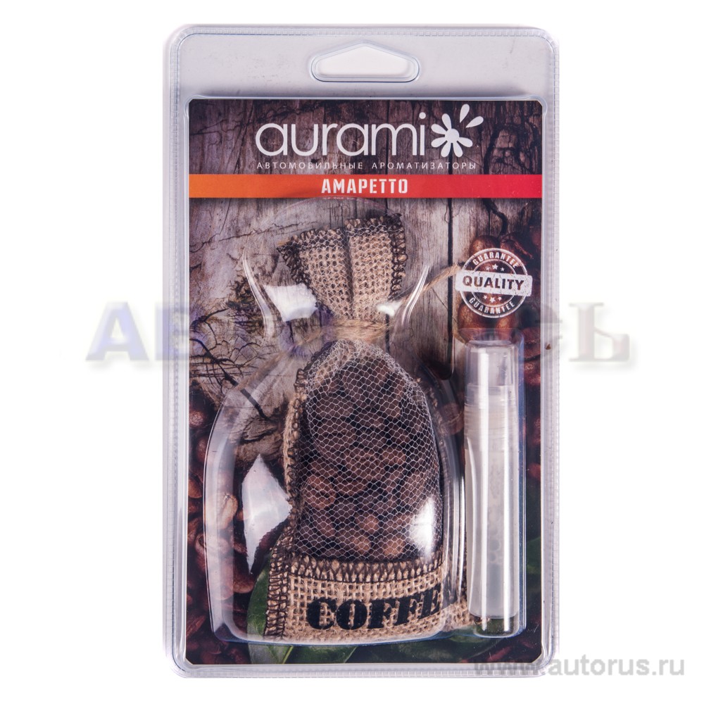 Ароматизатор Coffee гранулированный мешочек кофейный амаретто AURAMI COF-103