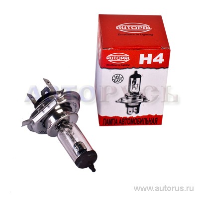 Лампа 12V H4 60/55W AUTOPAL 1 шт. картон AUTH412V6055