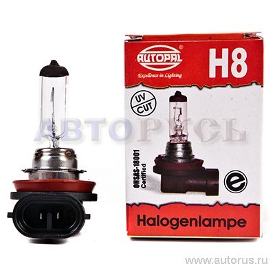 Лампа 12V H8 35W AUTOPAL 1 шт. картон AUTH812V35W