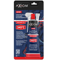 Герметик-прокладка красный высокотемпер. 85г AXIOM AS181