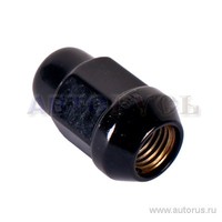 Гайка колесная 12x1.50x35 C19 Конус черный закрытая