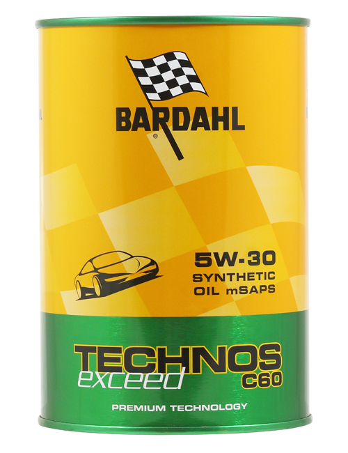 Масло моторное Bardahl С60 TECHNOS EXCEED 5W30 синтетическое 1 л 322040