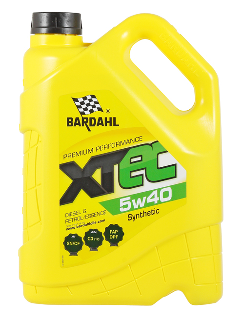 Масло моторное Bardahl XTEC 5W40 синтетическое 5 л 36343