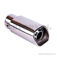 Насадка на глушитель 78x185x63мм хром BOLK BK01403