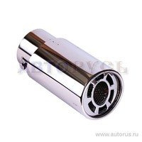 Насадка на глушитель 86x160x63мм хром BOLK BK01428