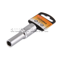 Головка 1/2 12-и гранная 10мм L 77мм удлиненная BK11460