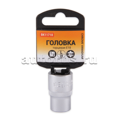 Головка 1/2 TORX Е18 L 38мм BK11718