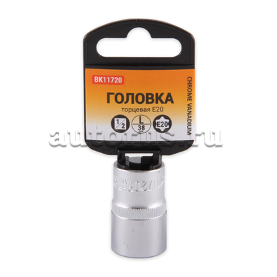 Головка 1/2 TORX Е20 L 38мм BK11720