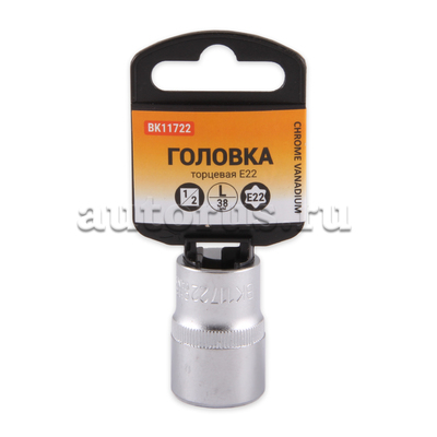 Головка 1/2 TORX Е22 L 38мм BK11722