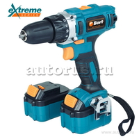 Дрель-шуруповерт аккумуляторная Bort BAB-18x2Li-XDK
