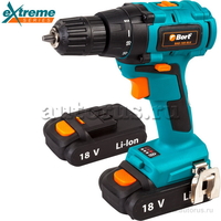 Дрель-шуруповерт аккумуляторная Bort BAB-18X-BLK (бесщеточный двигатель)
