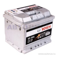 Аккумулятор BOSCH Silver Plus 52 А/ч 552 401 052 обратная R+ EN 520A 207x175x175 S5 001 0 092 S50 010