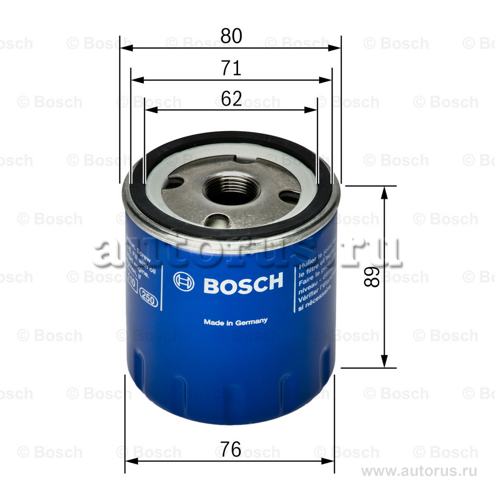 Фильтр масляный BOSCH 0 451 103 355