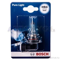 Лампа 12V HB4 51W BOSCH Pure Light 1 шт. блистер 1 987 301 063