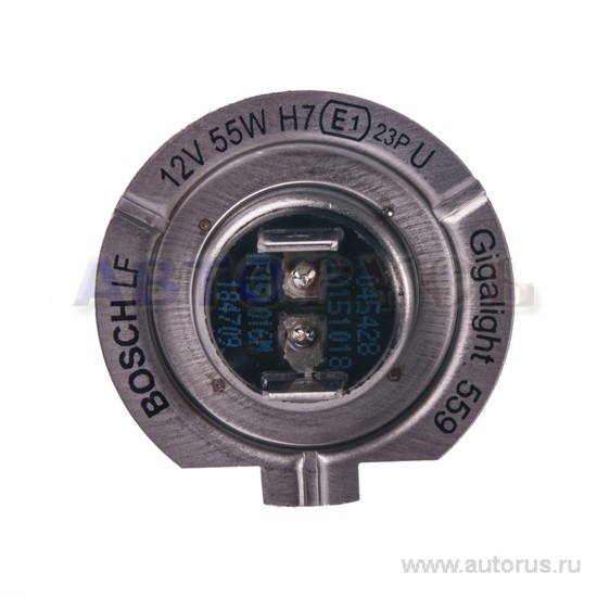 Лампа 12V H7 55W +120% BOSCH Gigalight Plus 2 шт. картон 1 987 301 107