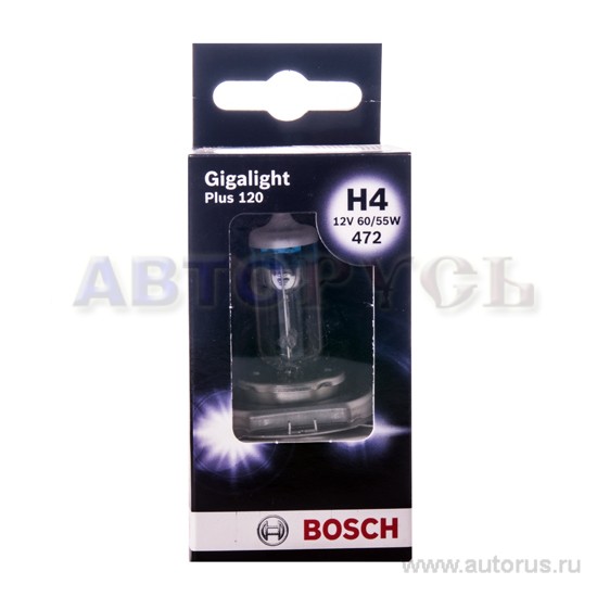 Лампа 12V H4 60/55W BOSCH 1 шт. картон 1 987 301 160