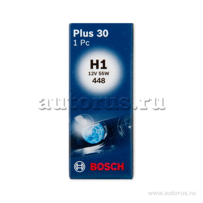 Лампа 12V H1 55W BOSCH 1 шт. картон 1 987 302 012