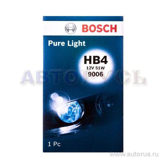 Лампа 12V HB4 51W BOSCH Standart 1 шт. картон 1 987 302 153