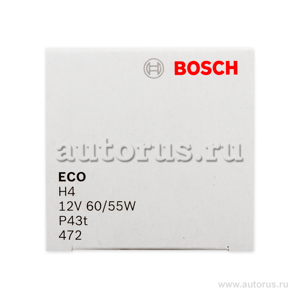 Лампа 12V H4 60/55W P43t BOSCH ECO 1 шт. картон 1 987 302 803