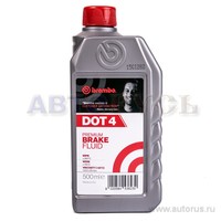 Жидкость тормозная BREMBO Universal DOT4 0,5 л L 04 005