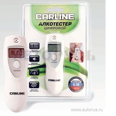 Алкотестер цифровой CARLINE ALCO-100