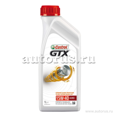 Масло моторное Castrol GTX 15W40 минеральное 1 л 156A3C