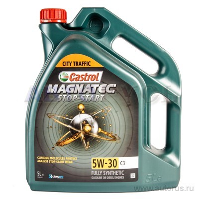 Масло моторное Castrol Magnatec Stop-Start C3 5W30 синтетическое 5 л 15729A