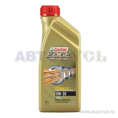 Масло моторное Castrol EDGE Turbo Diesel FST SN/CF 0W30 синтетическое 1 л 157E4F