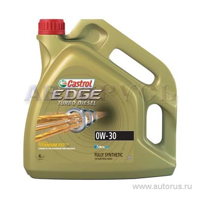 Масло моторное Castrol EDGE Turbo Diesel FST SN/CF 0W30 синтетическое 4 л 157E5C