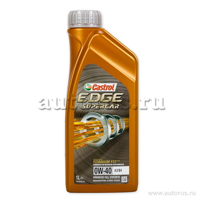 Масло моторное Castrol EDGE Supercar A3/B3 0W40 синтетическое 1 л 15B6C0