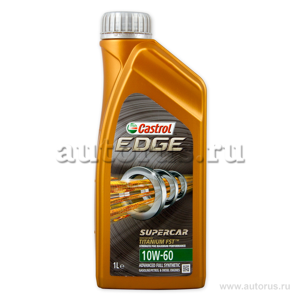 Масло моторное Castrol EDGE Supercar 10W60 синтетическое 4 л + 1 л 15BAC1