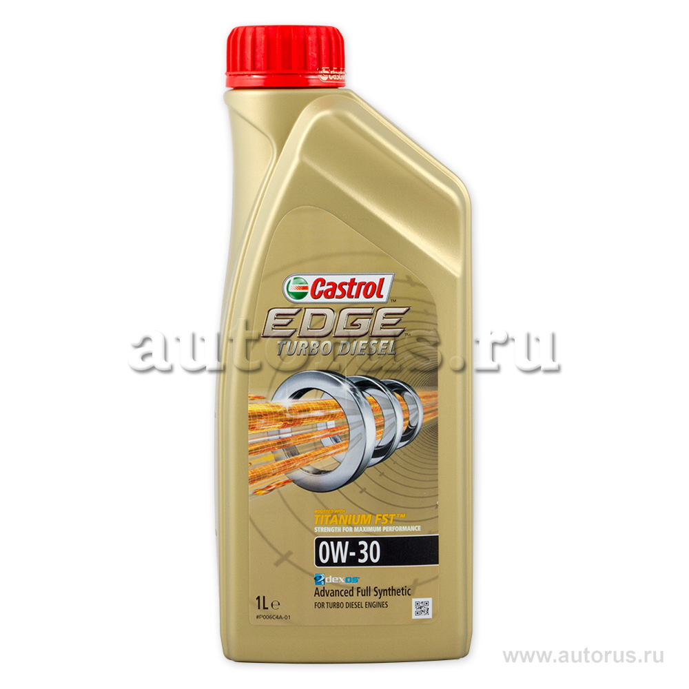 Масло моторное Castrol EDGE Turbo Diesel FST SN/CF 0W30 синтетическое 4 л + 1 л 15BB0D