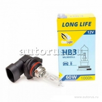 Лампа 12V HB3 65W ClearLight LongLife 1 шт. картон ML9005LL