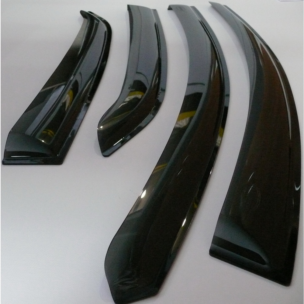 Дефлекторы окон пластик черный Kia Cerato седан II 2008- COMFORT 25.24.501.DL