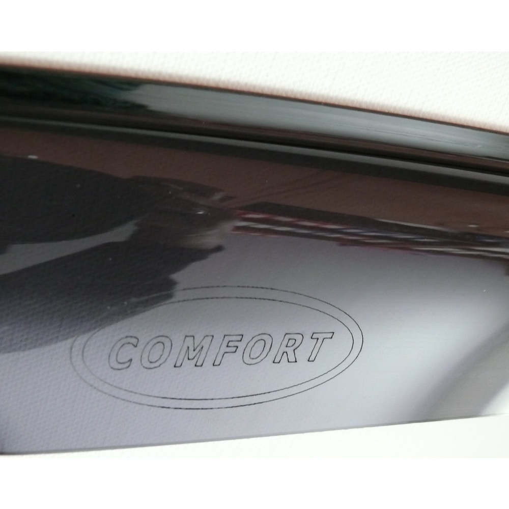 Дефлекторы окон пластик черный Mazda 3 седан (BL) 2009- COMFORT 33.01.503.DL