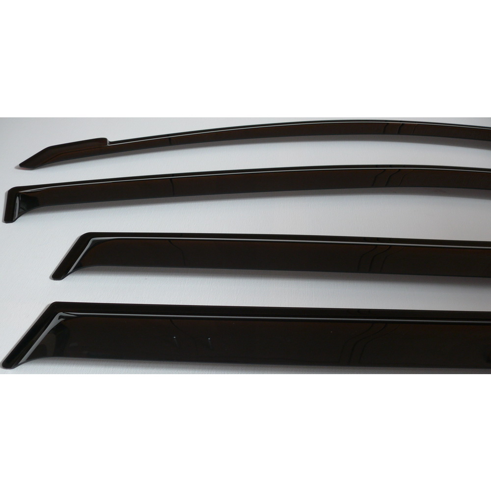 Дефлекторы окон пластик черный Nissan X-Trail II (T31) 2007- COMFORT 36.20.501.DL