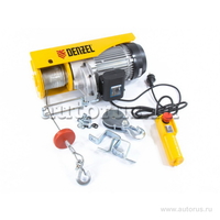 Тельфер электрический TF-1000, 1 т, 1600 Вт, высота 12 м, 8 м/мин DENZEL 52016