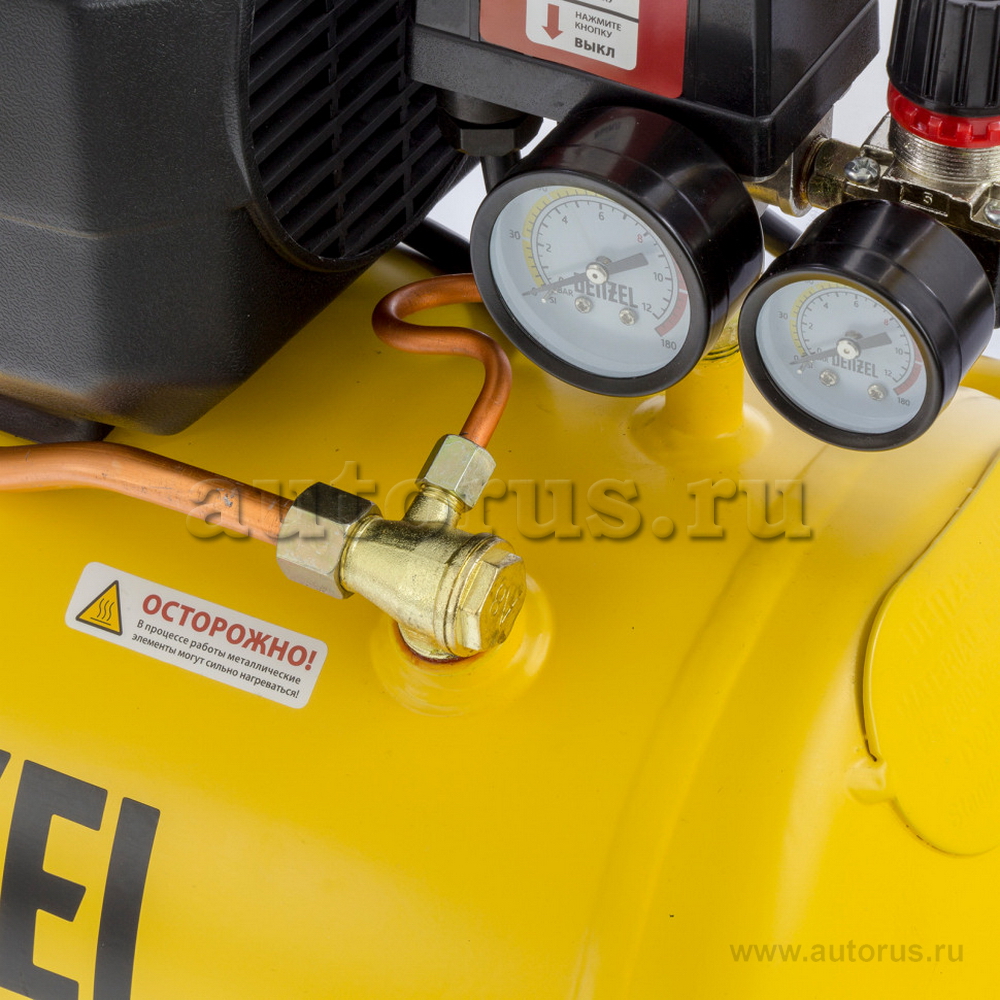 Компрессор воздушный DK1500/24, Х-PRO 1,5 кВт, 230 л/мин, 24 л Denzel 58063 Denzel 58063