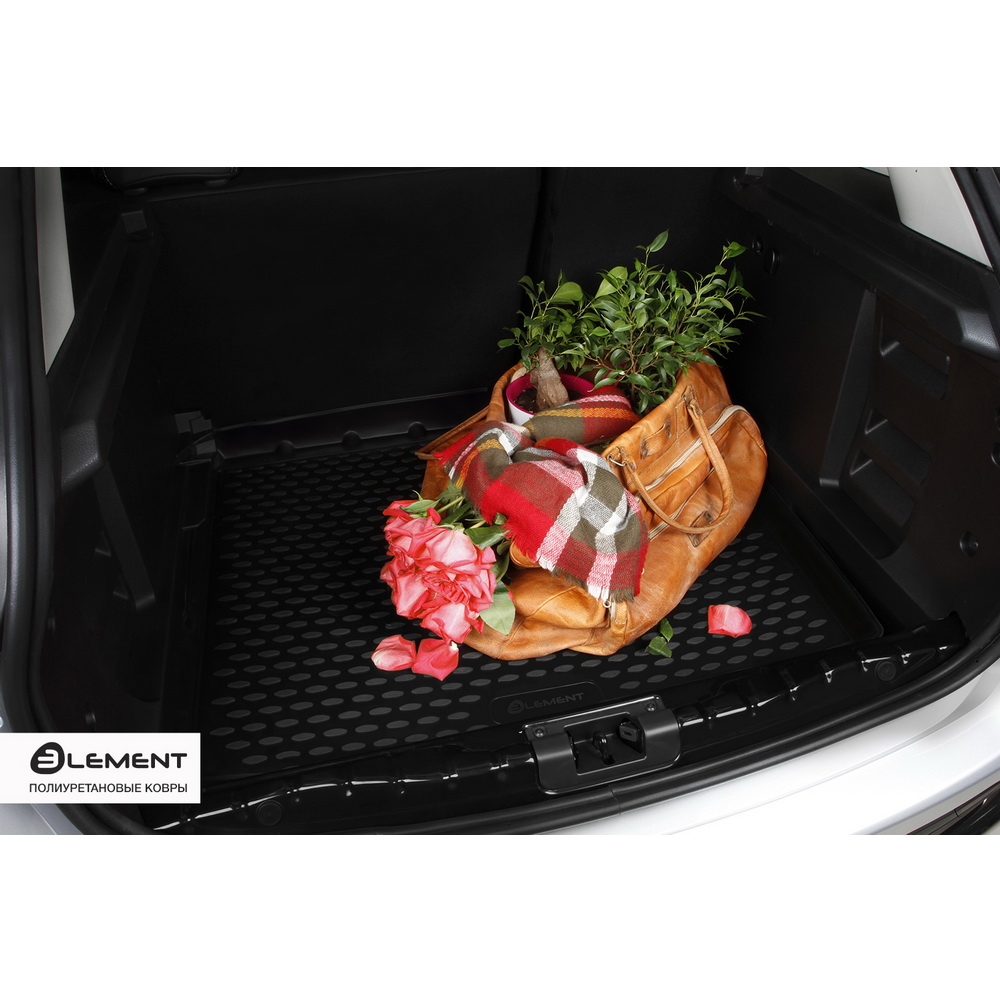 Коврик в багажник KIA Optima, 2016->, для компл-й Luxe, Prestige GT-line и GT, 1 шт. (полиуретан) Element ELEMENT2561B10
