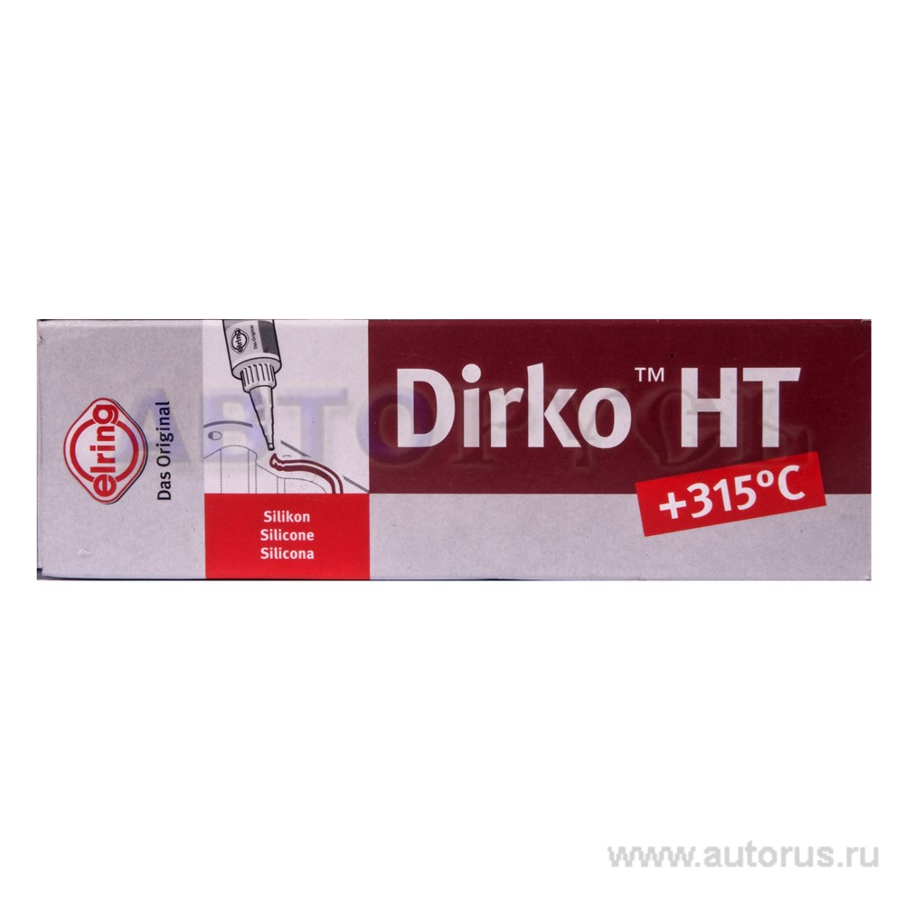 Герметик Dirko HT UNIVERSAL Красный 70ml -60C +315C ELRING 705.707